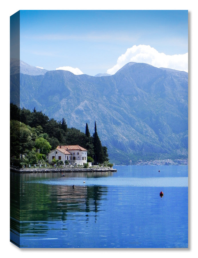 Bay of Kotor - Photograph - Morning View - Printed on Canvas