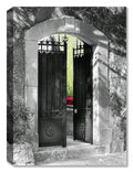 Photograph of a Gate in France - printed on Canvas