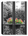 Black & White Image of  LeJardin Paris - on Canvas
