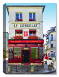 Fine Art Image of Le Consult Cafe' on Canvas