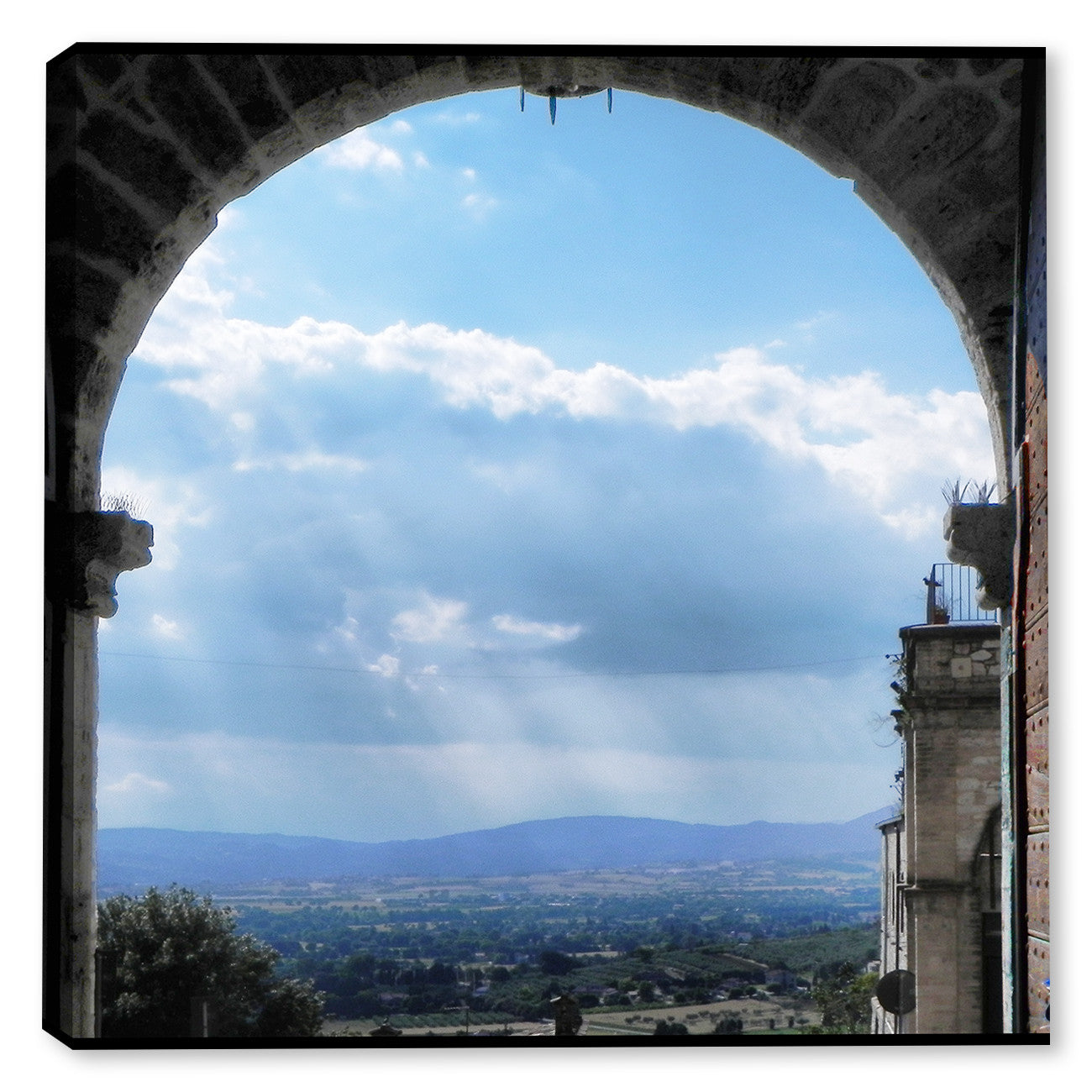 Heavenly Assisi - Printed on Canvas