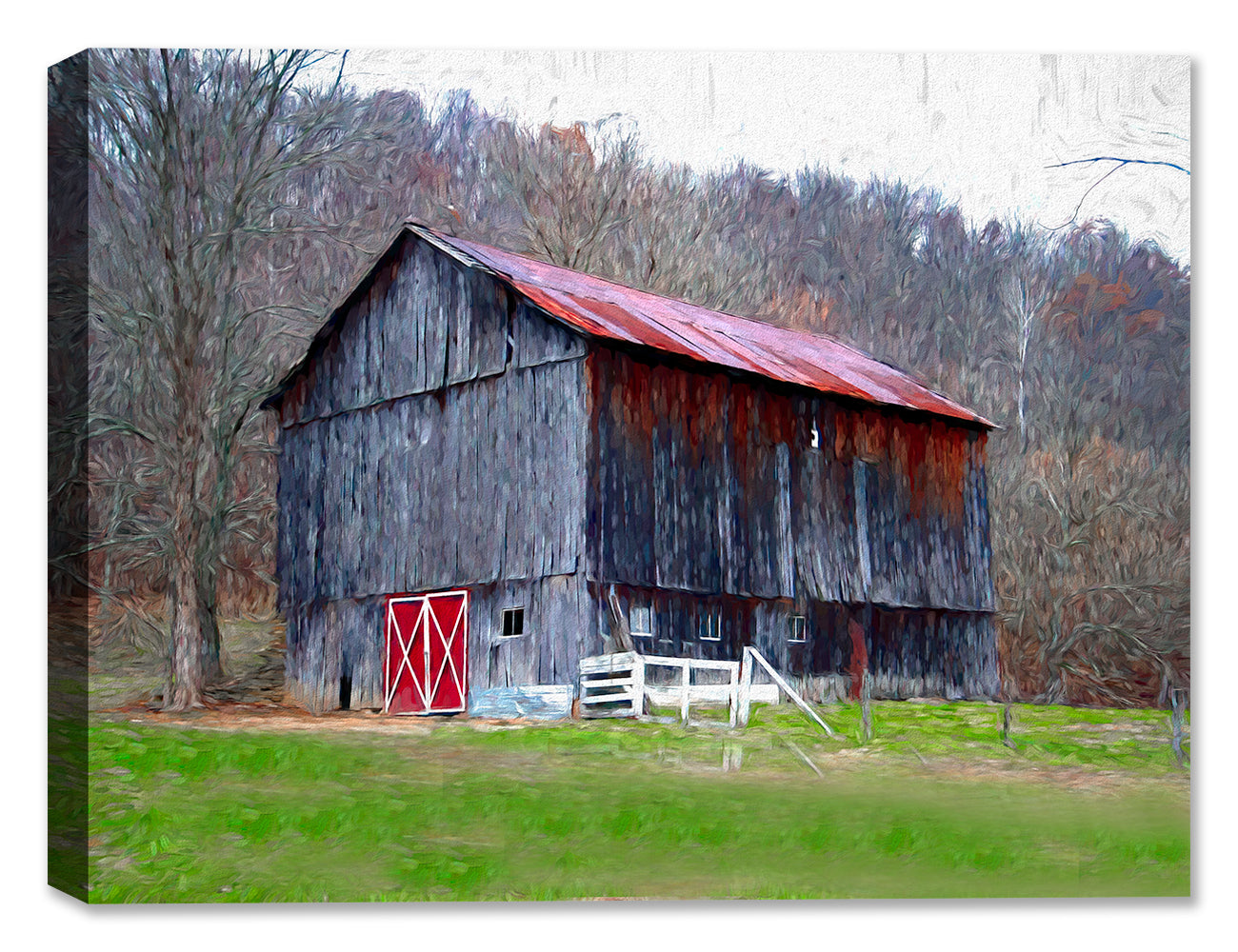 Rustic Barns Paintings