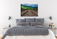Railroad Tracks over River - Fine Art Photography on Canvas