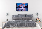Dock on Still Waters - Fine Art Photo on Canvas - Hung on Bedroom Wall