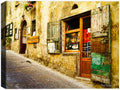 Paining of a Street in Tuscany Italy.  Printed  on Canvas