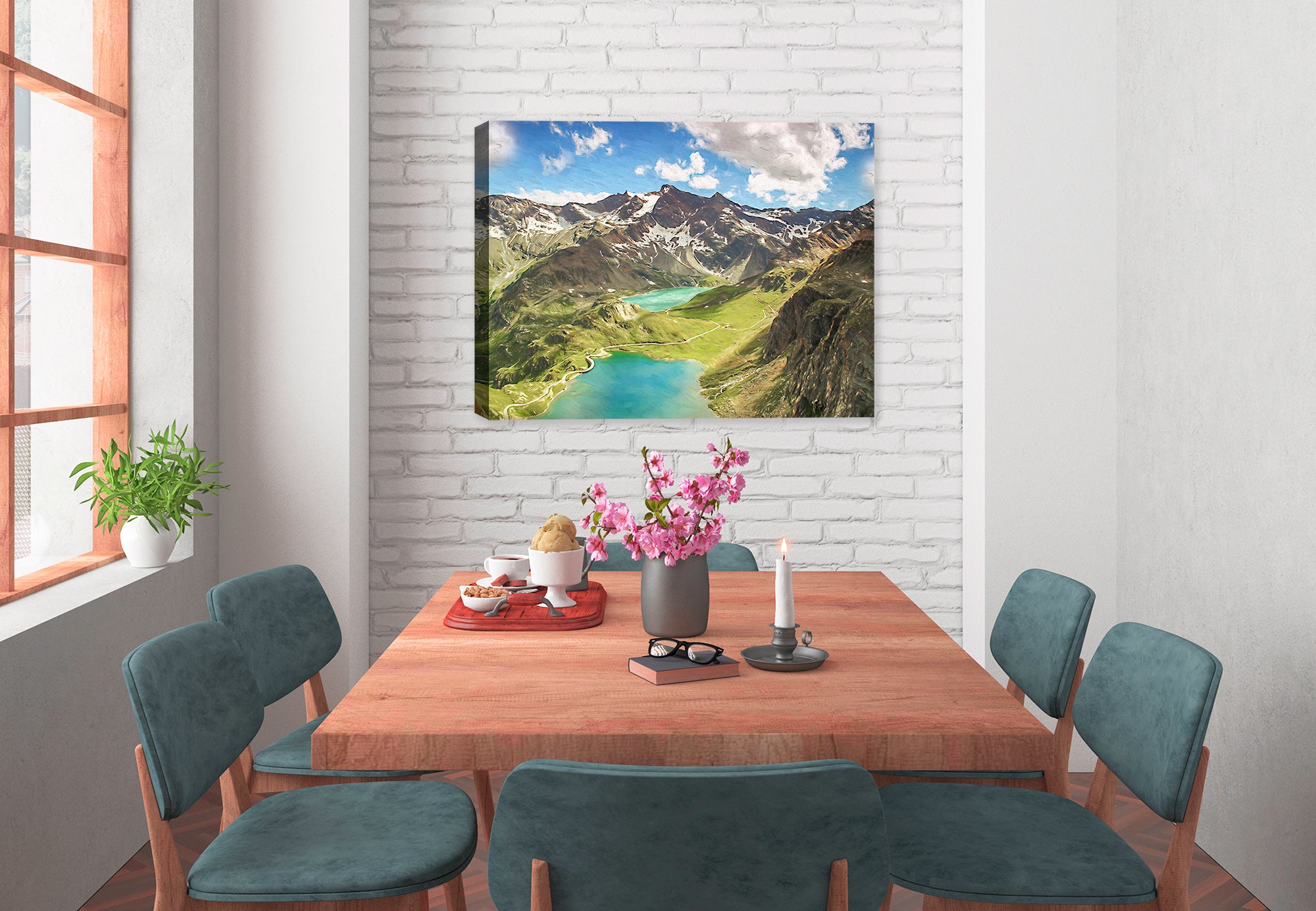 Walking in the Clouds Bath Room Art