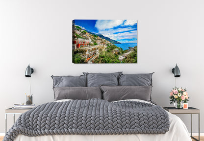 Amalfi Coast in Italy - Canvas Art Painting