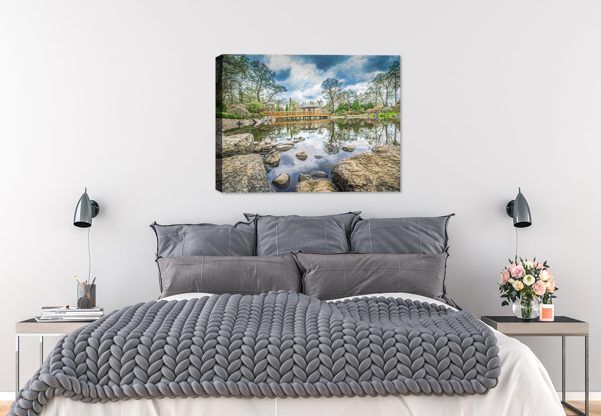 Walk in the Park Canvas Wrapped - Bedroom Wall