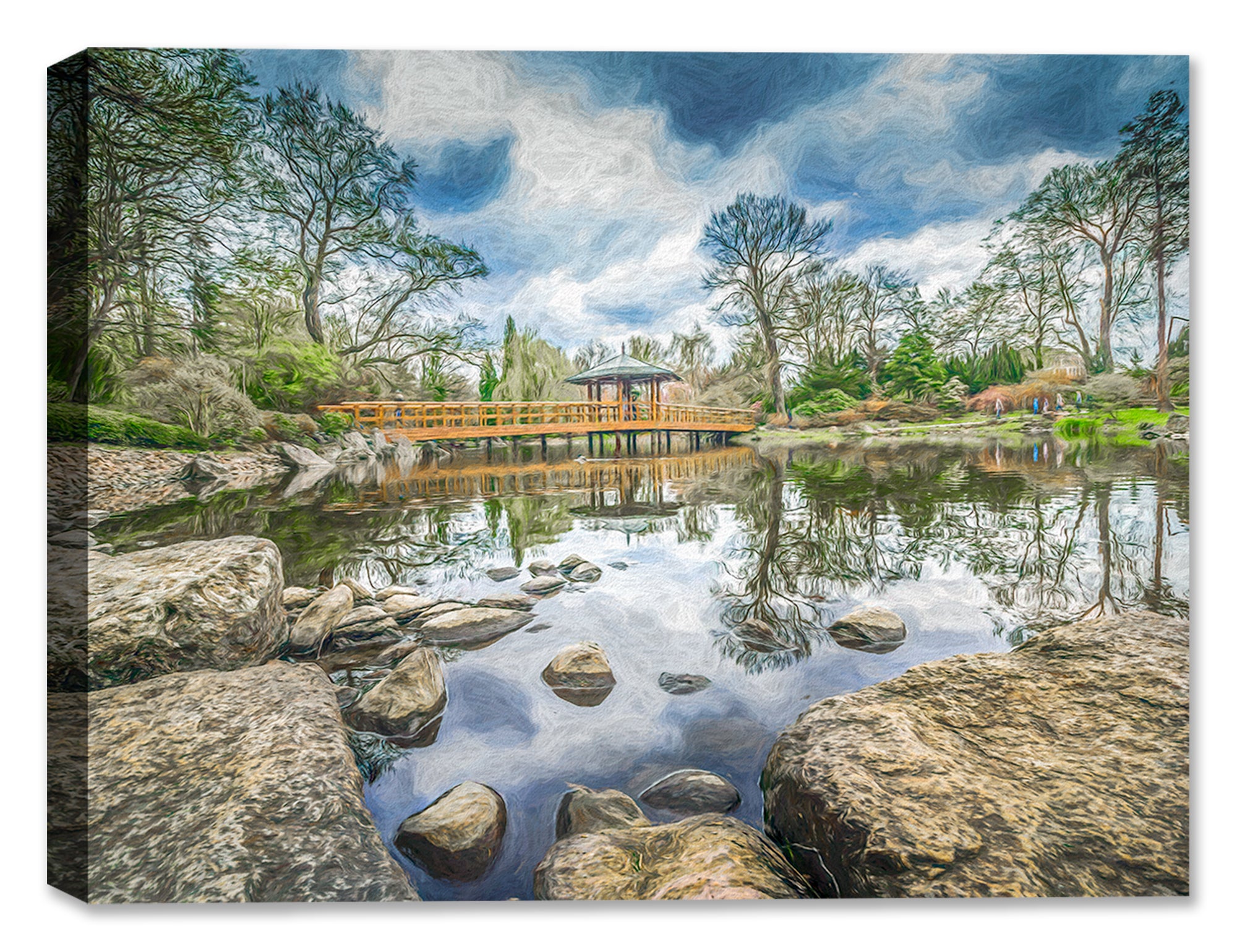 Walk in the Park Canvas Wrapped