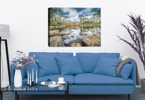 Walk in the Park Canvas Wrapped - Living Room