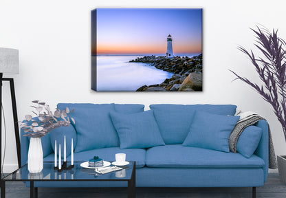 Santa Cruz Harbor - Walton Lighthouse- Fine Art Photography
