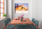 Tree in Fog - Fine Art Photography on Canvas - Hung on Dining Room Wall