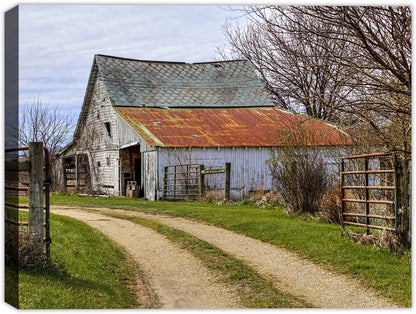 Barn printed Canvas Wrap