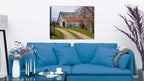 Barn on Living Room Wall