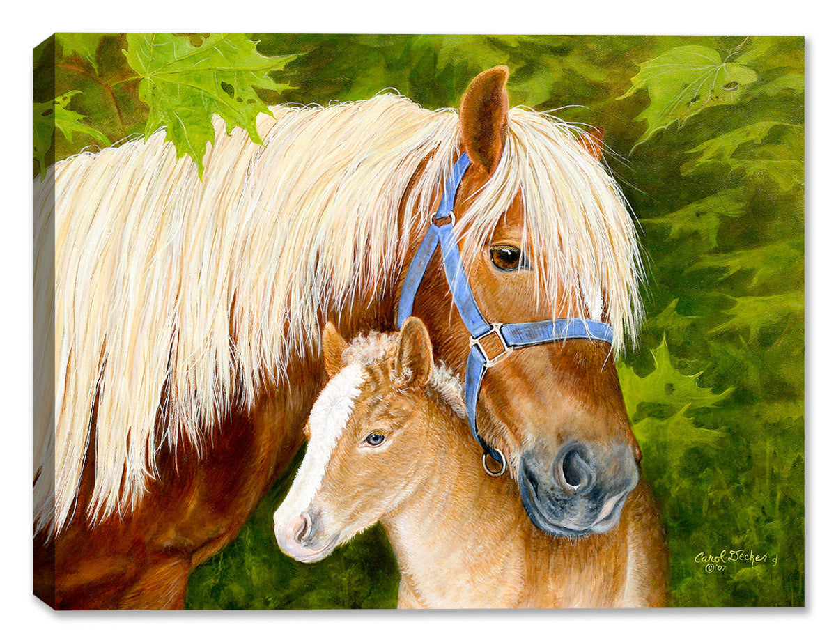 Queen and New Prince - Painting by Carol Decker - Canvas Art Plus