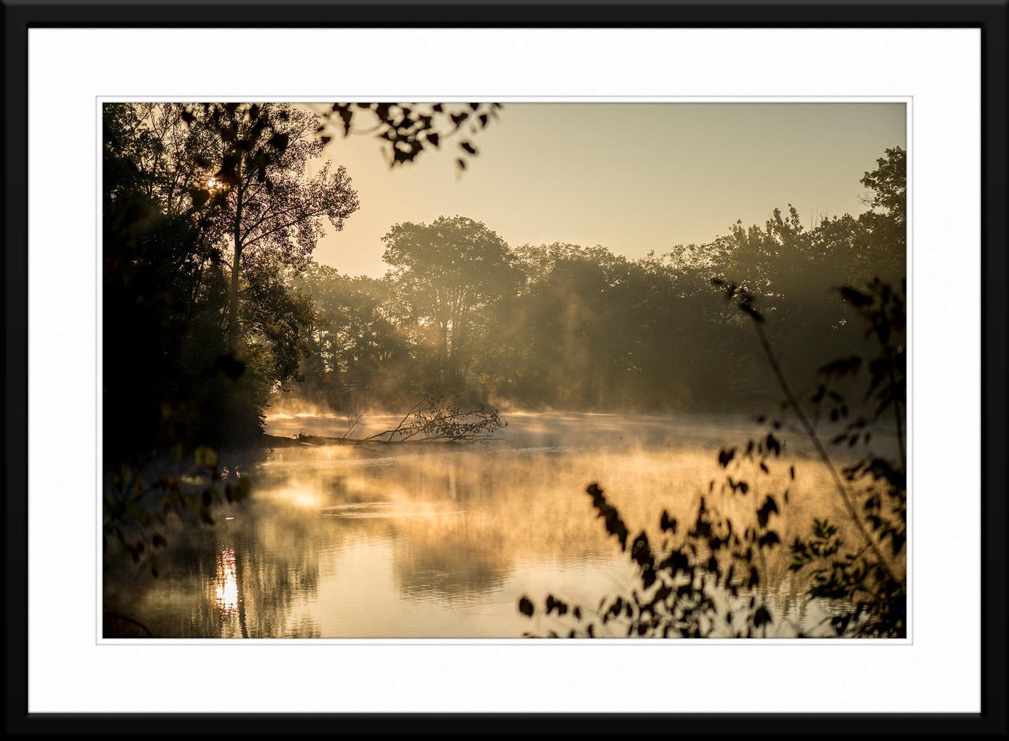 Fine Art Landscape Photography of Early morning fog on a lake
