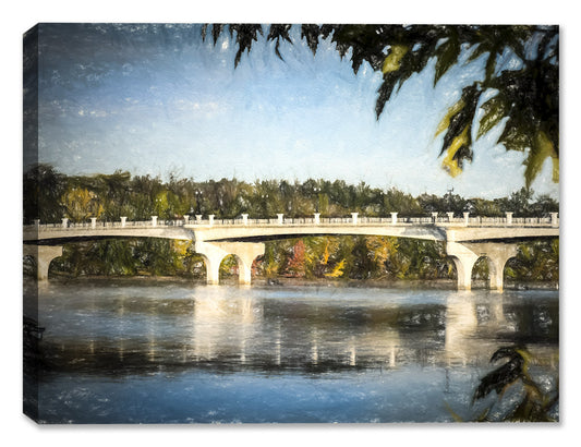 Painting of a Bridge - Printed on Canvas