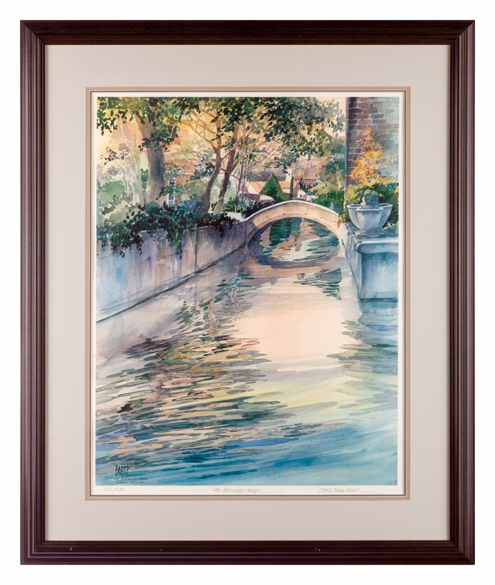 Morning's Magic - by Diane Clapp Bartz (Signed Lithograph) - Framed Art