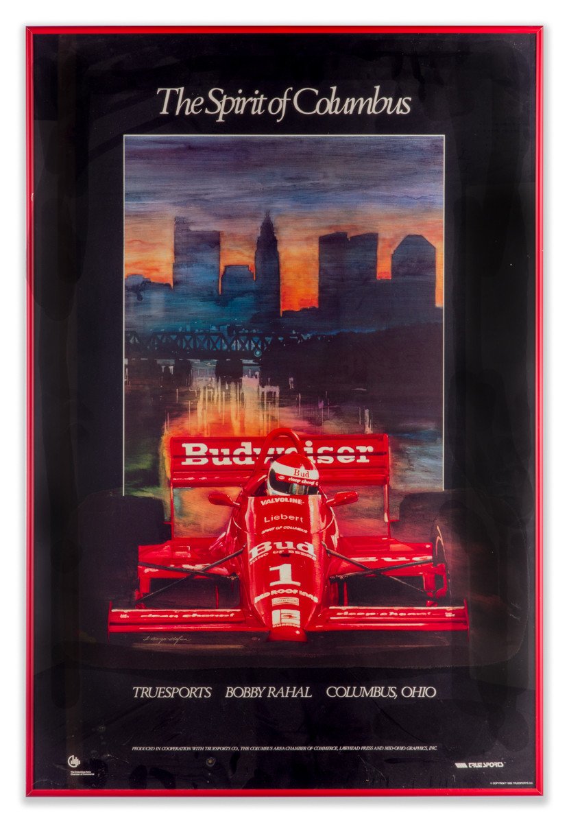 The Spirit of Columbus - Car Race - Framed Art