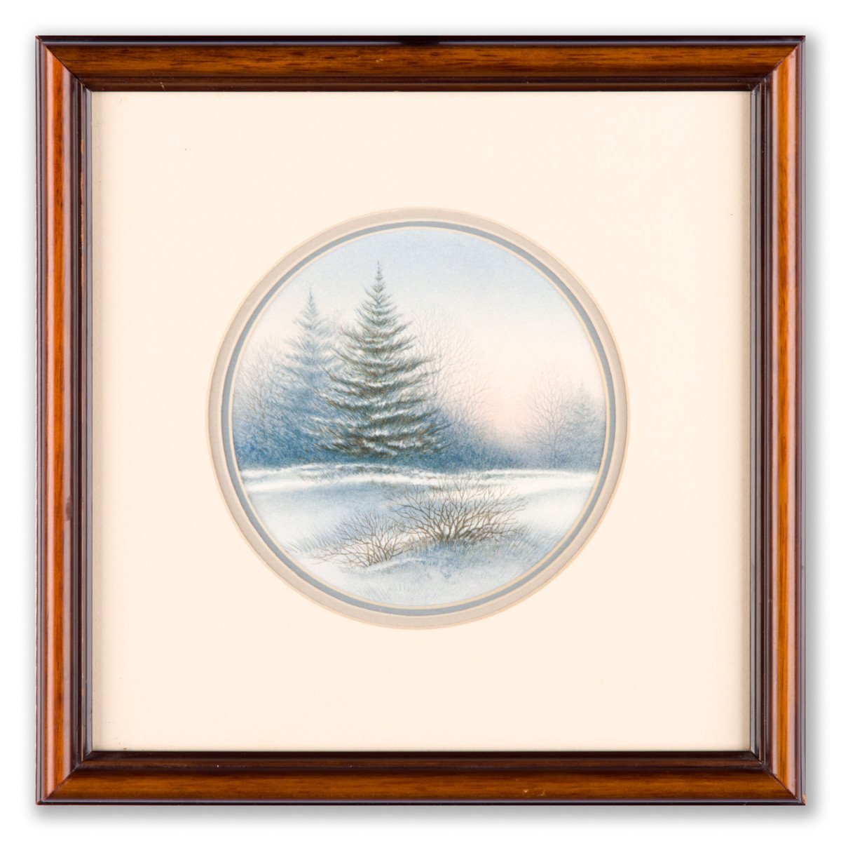 Winter Pines - Framed Art Print - Framed Art