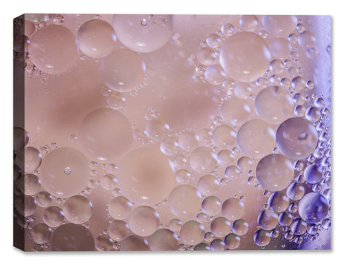 Bubbles No. 36 - Latex Ink on Canvas - Macro Photography