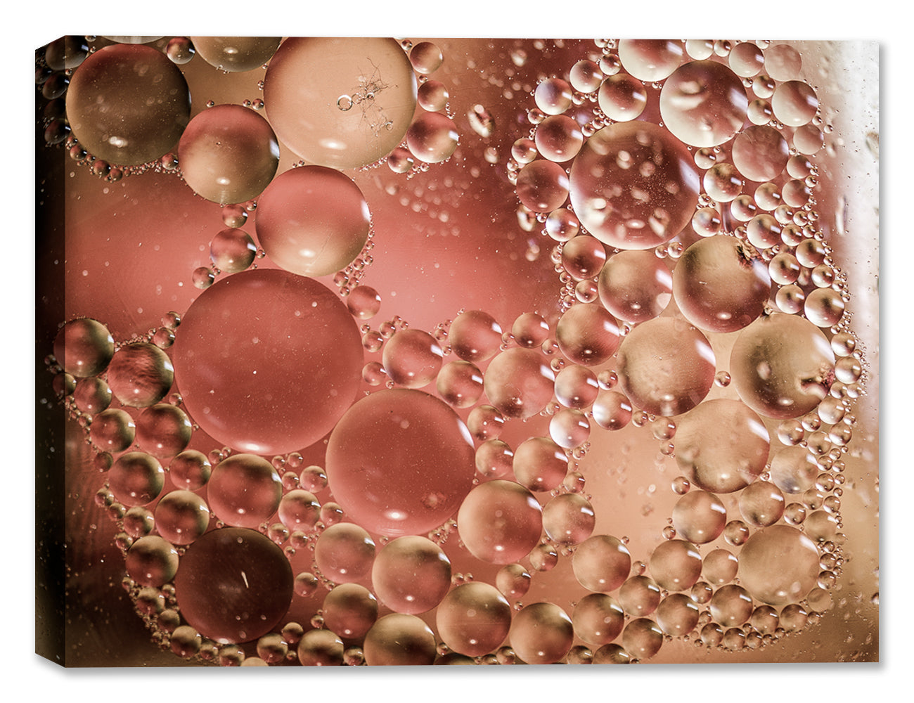 Bubbles No. 40 - Latex ink on Canvas - Macro Photography