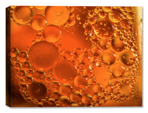 Bubbles No. 41 - Latex ink on Canvas - Macro Photography
