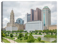 Photograph of Downtown Columbus Ohio on Canvas