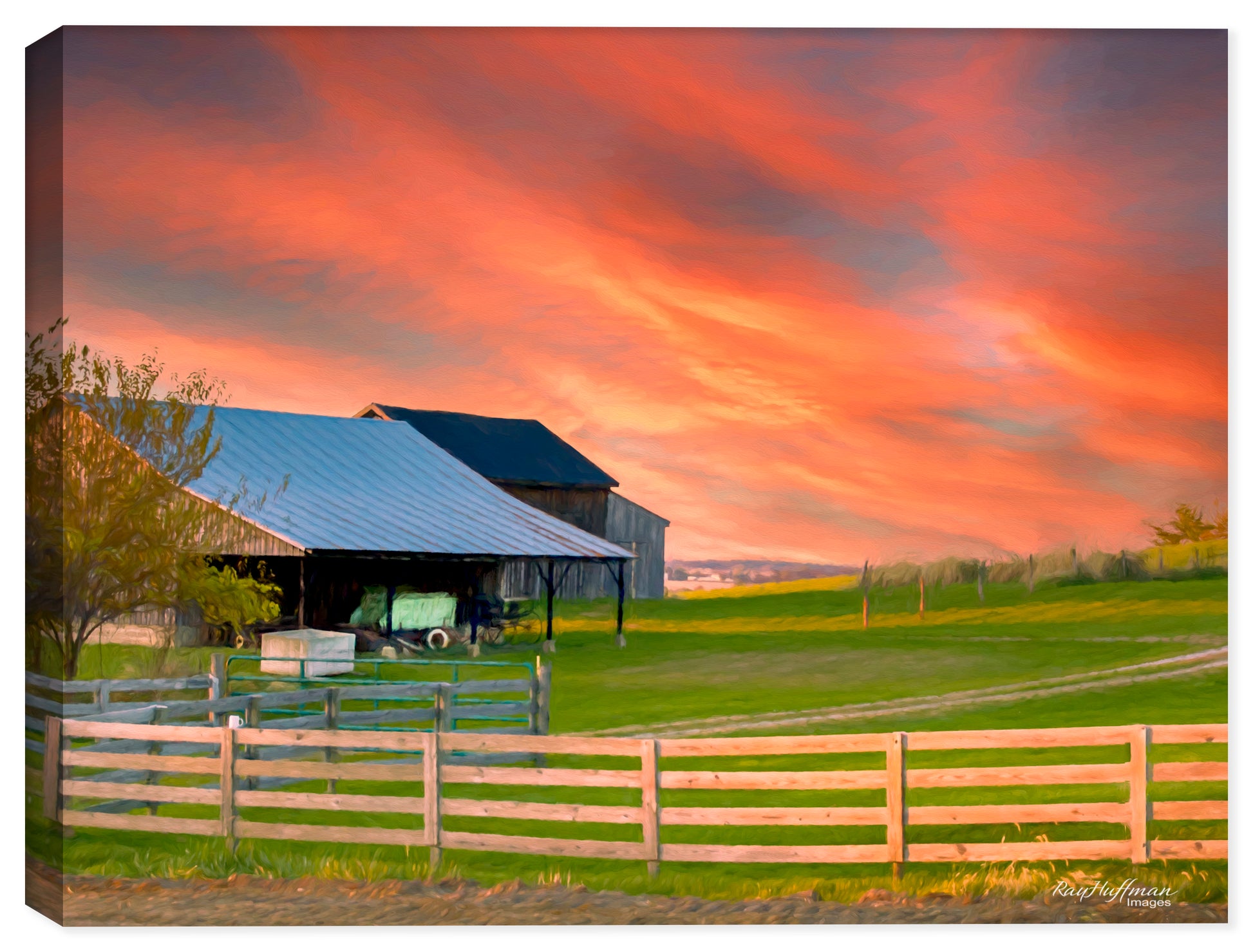 Farm Image on Canvas