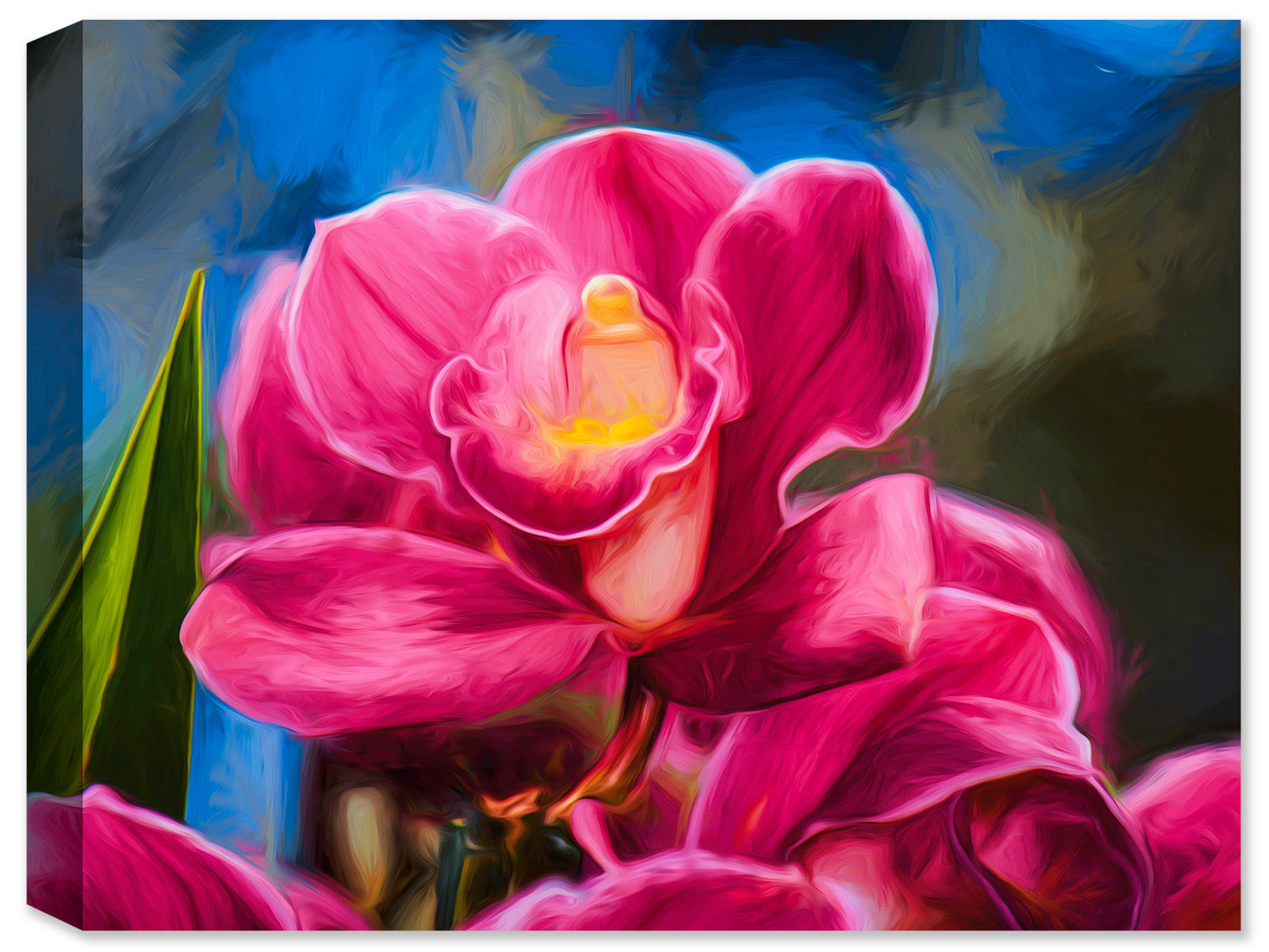 Rose Colored Orchid - Fine Art Canvas Print - Waterproof for Outdoor Use