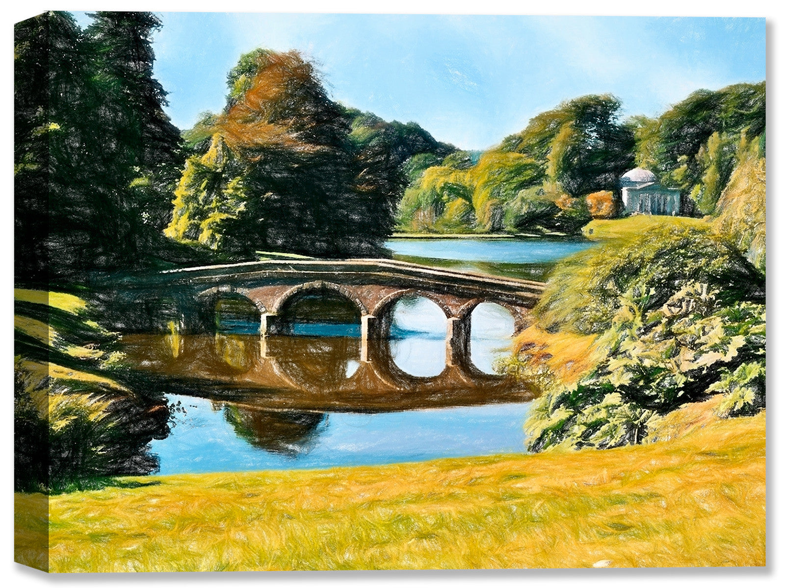 Stourhead Garden in England 