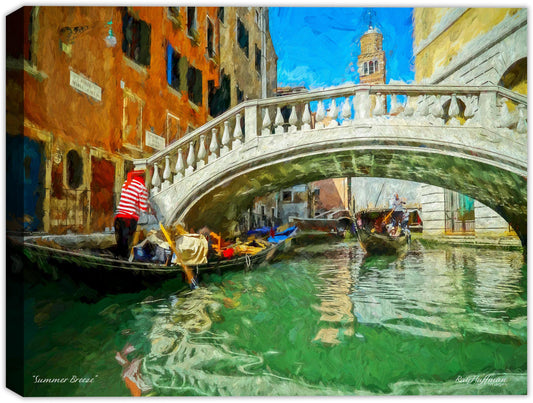 Summer Breeze in Venice - Painted on Canvas