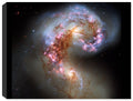 High Res Image of the cosmos with "The Antennae Galaxies (NGG 4038 &amp; 4039) "  - Printed on Canvas