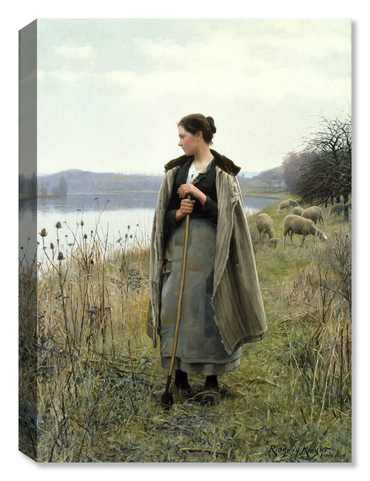 The Shepherdess of Rolleboise - Canvas Art