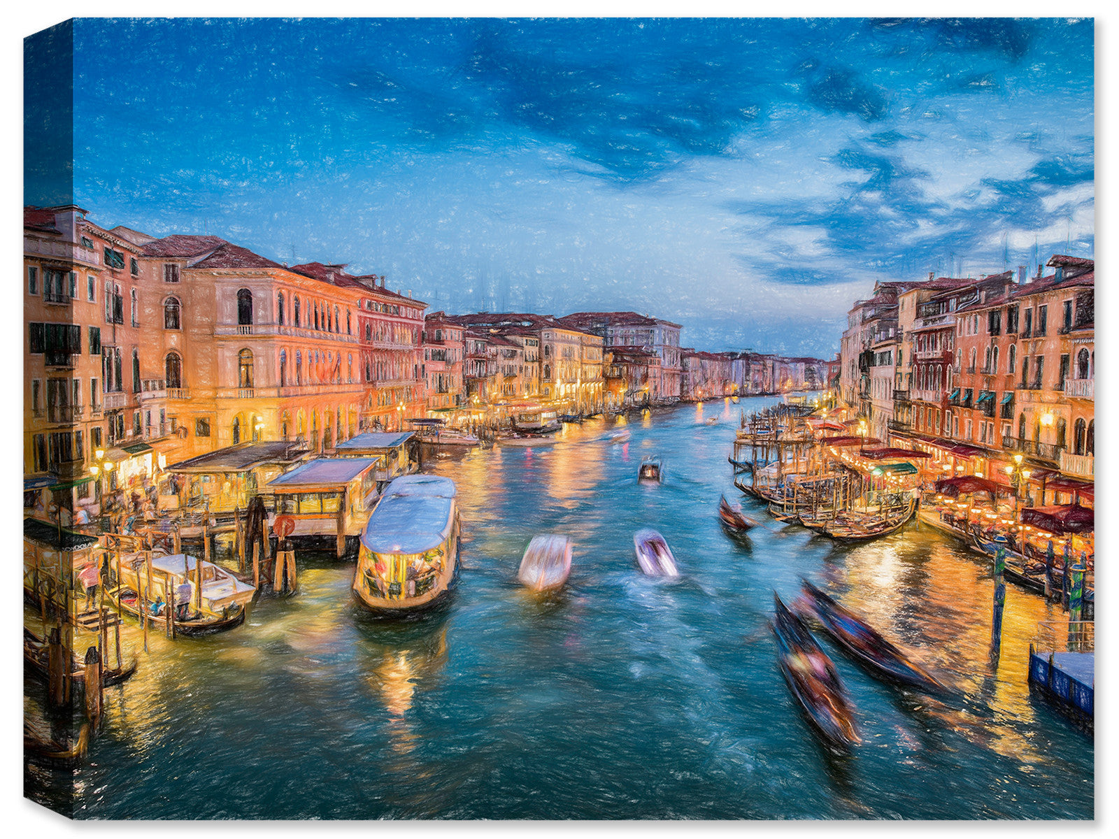 Venice at Dark - Canvas Art Plus