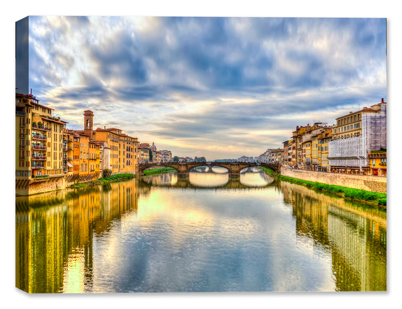 Arno River View on Canvas