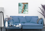 Are you Listening painting by Carol Decker - on Canvas hanging on Living Room Wall