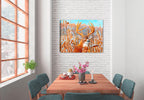 Painting of a Buck Deer on Canvas - Hanging on Dining Room Wall