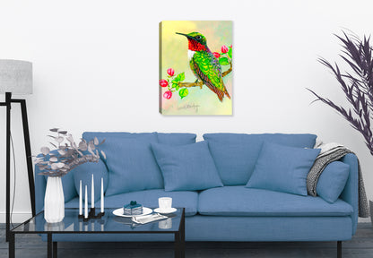 Hummingbird and Apple Tree