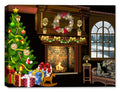 Classic Christmas Image on Canvas Print