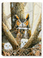 Ghosted Owls and Chicks in Nest - Canvas Art Plus