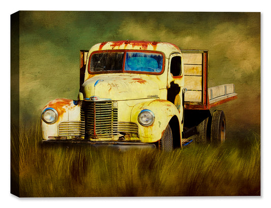 Sunflower Truck - Canvas Art
